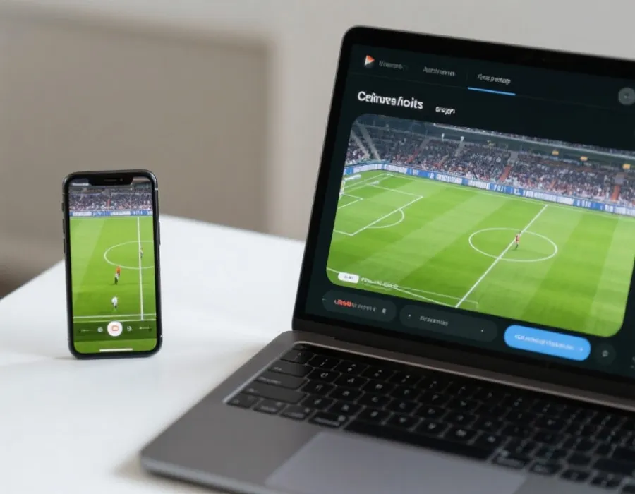 直播觀看裝置示意圖